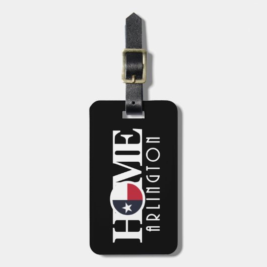 HOME Arlington Texas Bagagelabel (Voorkant verticaal)