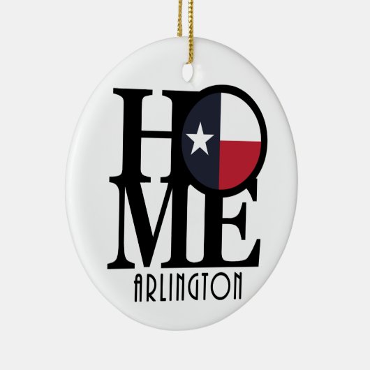 HOME Arlington Texas Keramisch Ornament (Rechts)