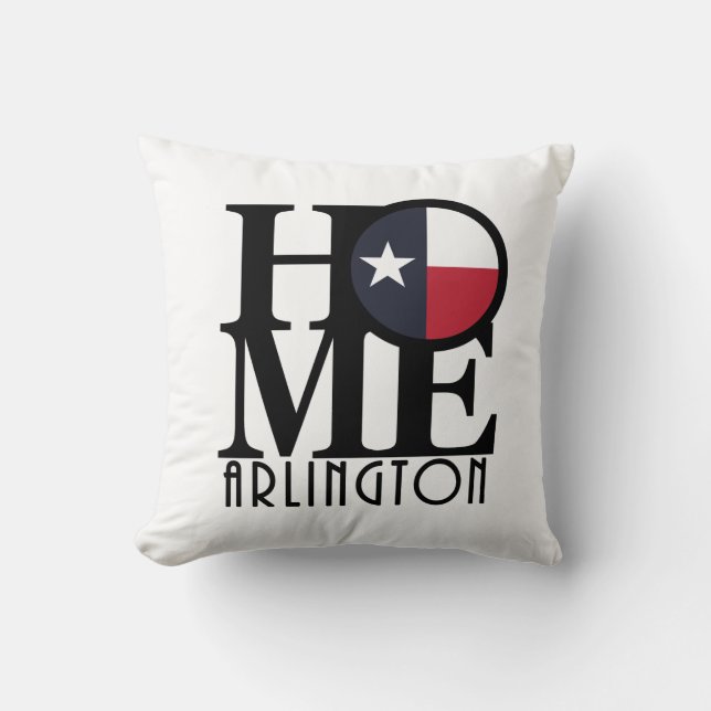 HOME Arlington Texas Kussen (Voorkant)