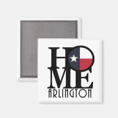 HOME Arlington Texas Magneet (Voorkant / Achterkant)