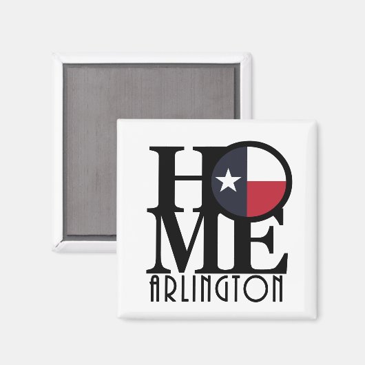 HOME Arlington Texas Magneet (Voorkant / Achterkant)