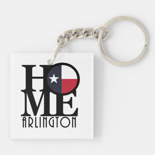 HOME Arlington Texas Sleutelhanger (Achterkant)