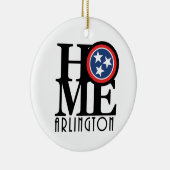HOME Arlington TN Keramisch Ornament (Rechts)