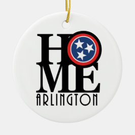 HOME Arlington TN Keramisch Ornament