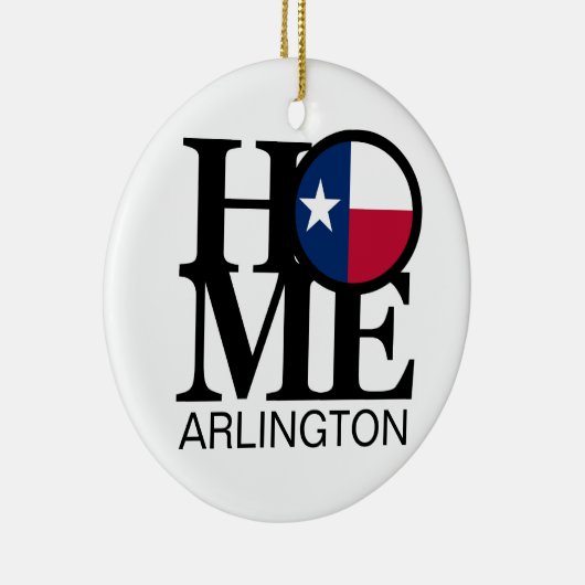 HOME Arlington TX Keramisch Ornament (Rechts)