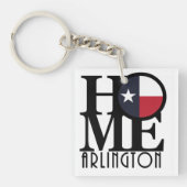 HOME Arlington TX Sleutelhanger (Voorkant)