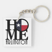 HOME Arlington TX Sleutelhanger (Achterkant)