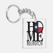 HOME Arlington TX Sleutelhanger (Voorkant Links)