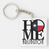HOME Arlington TX Sleutelhanger (Voorkant)