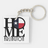 HOME Arlington TX Sleutelhanger (Achterkant)