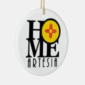 HOME Artesia New Mexico Keramisch Ornament (Rechts)