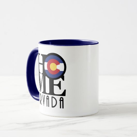 HOME Arvada Colorado 11oz Mok (Voorkant links)