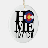 HOME Arvada Colorado Keramisch Ornament (Rechts)