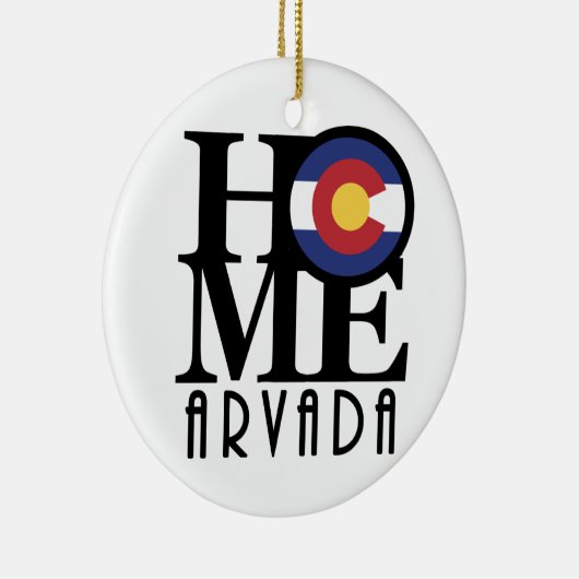 HOME Arvada Colorado Keramisch Ornament (Rechts)