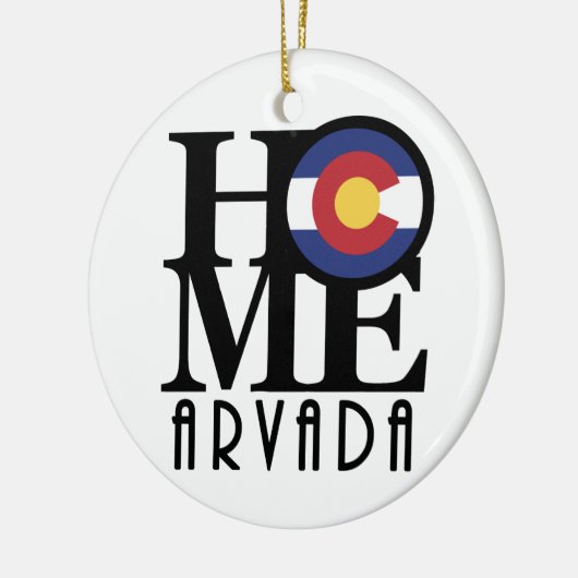 HOME Arvada Colorado Keramisch Ornament (Links)