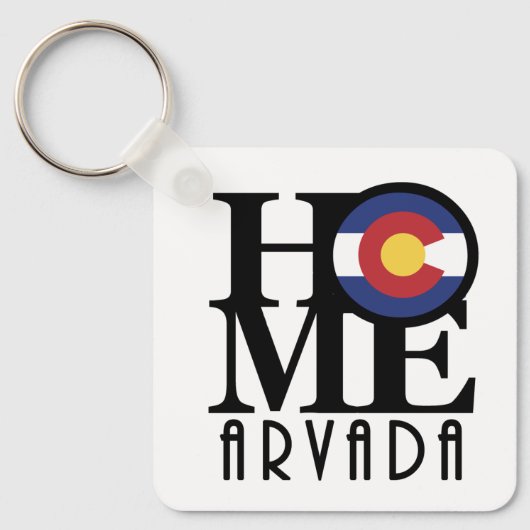 HOME Arvada Colorado Sleutelhanger (Voorkant)
