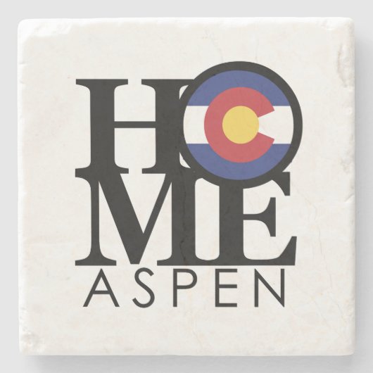 HOME Aspen CO Stenen Onderzetter (Voorkant)