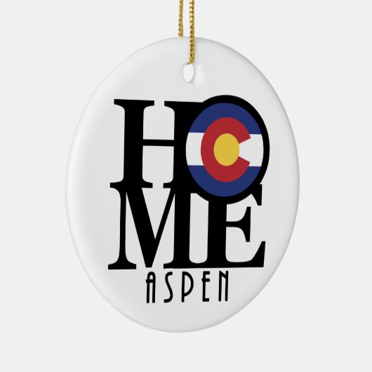 HOME Aspen Colorado Keramisch Ornament (Rechts)