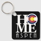 HOME Aspen Colorado Sleutelhanger (Voorkant)