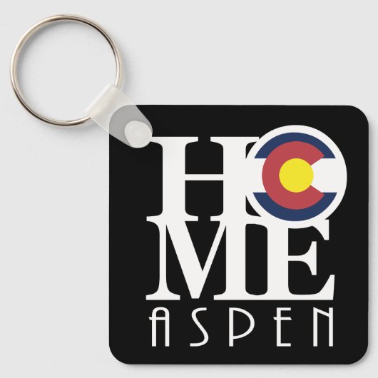 HOME Aspen Colorado Sleutelhanger (Voorkant)