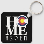 HOME Aspen Colorado Sleutelhanger (Achterkant)