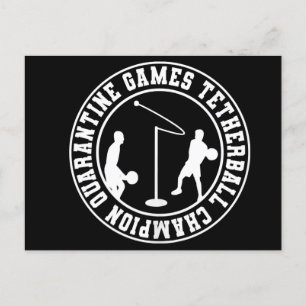 Home Athletic Quarantine Games Tetherball Tennis Aankondigingskaart