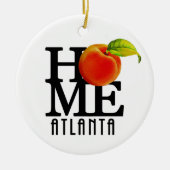 HOME Atlanta Georgia Keramisch Ornament (Voorkant)