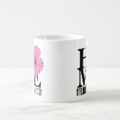 HOME Atlantic Beach 11oz roze hibiscus Koffiemok (Center)
