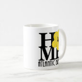 HOME Atlantic Beach Yellow Hibiscus 11oz Koffiemok (Voorkant rechts)