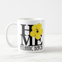 HOME Atlantic Beach Yellow Hibiscus 11oz Koffiemok