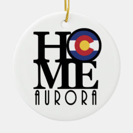 HOME Aurora CO Keramisch Ornament