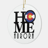 HOME Aurora CO Keramisch Ornament (Links)