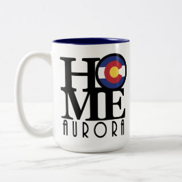 HOME Aurora Colorado 15oz Tweekleurige Koffiemok