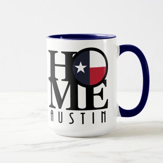 HOME Austin Texas 15oz Mok (Rechts)