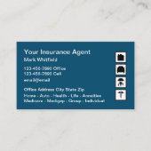 Home Auto Gezondheid Levensverzekering Agent Busin Visitekaartje (Voorkant)