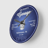 Home Auto Mechanische Garage Full Service Wandklok (Hoek)