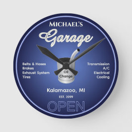 Home Auto Mechanische Garage Full Service Wandklok