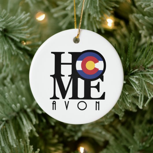 HOME Avon Colorado Keramisch Ornament (Boom)