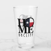 HOME Bacliff Texas Glas (Achterkant)