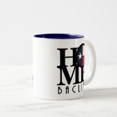HOME Bacliff Texas Tweekleurige Koffiemok (Voorkant rechts)