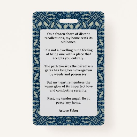 Home Badge (Achterkant)