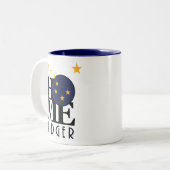 HOME Badger Alakska 11oz Tweekleurige Koffiemok (Voorkant links)