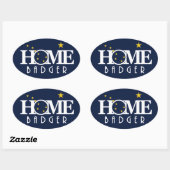 HOME Badger Alaska Ovale Sticker (Vel)
