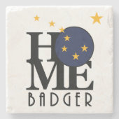HOME Badger Alaska Stenen Onderzetter (Voorkant)