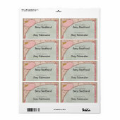 Home Baked Goods Gepersonaliseerde etiketten (Full Sheet)