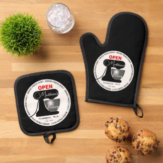 Home Baker Chef-kok Kok Een Mixer Ovenwant & Pannenlap Set