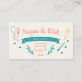 Home Bakery Baker Visitekaartje (Achterkant)