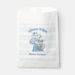 Home Bakery Blue Flower Mixer Bedankzakje