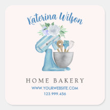 Home Bakery Blue Flower Mixer