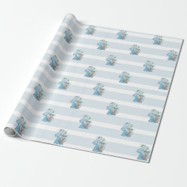 Home Bakery Blue Mixer Cadeaupapier